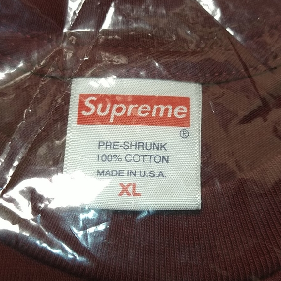 Scratch Tee Burgundy - Picture 3 of 5